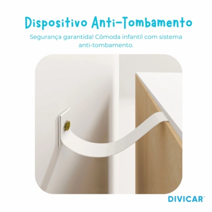 Guarda-Roupa Infantil 3 Portas Coleção Wood