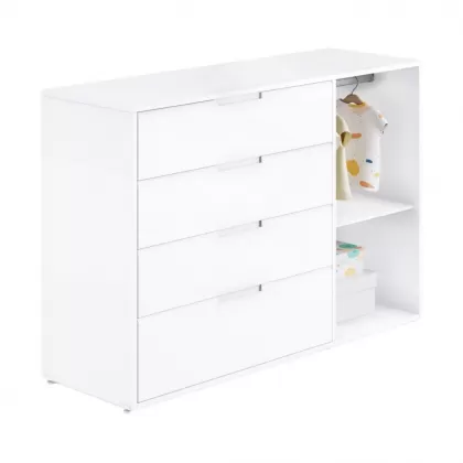 Cômoda Infantil Com Sapateira Coleção Soft