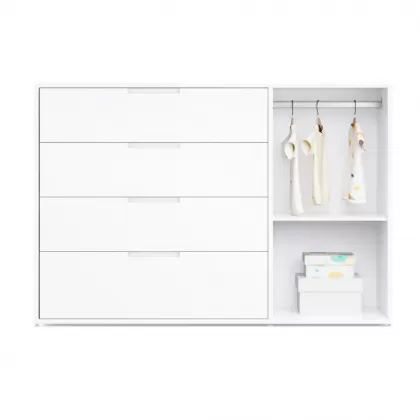 Cômoda Infantil Com Sapateira Coleção Soft