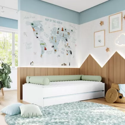 Cama Montessoriana Com Casinha Coleção Tivoli