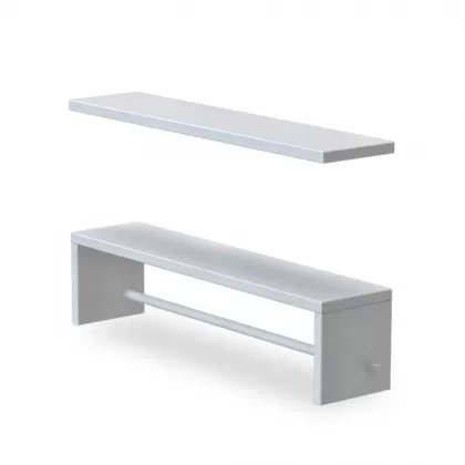 Prateleira Infantil Com Cabideiro Coleção Wind